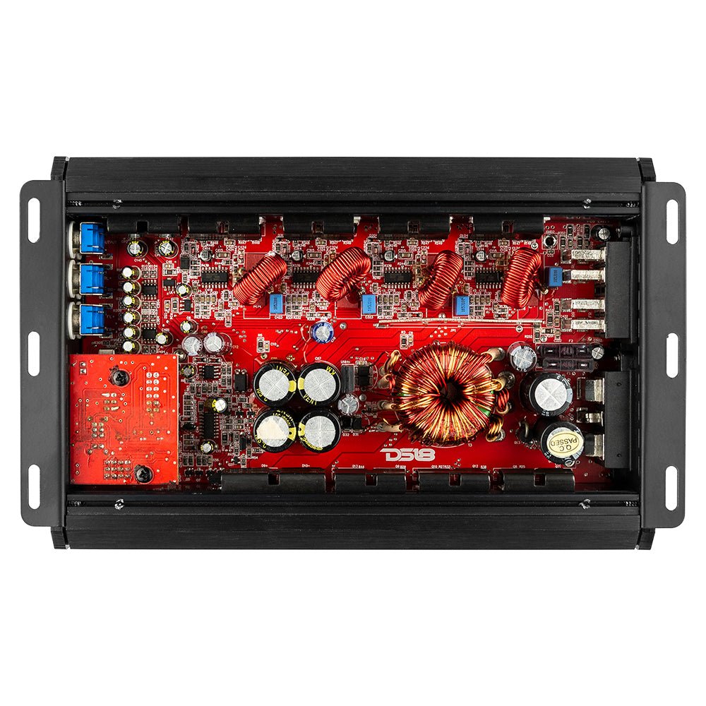 ZXI 4-Channel Class D Amplifier 4 X 125 Watts Rms @ 4-Ohm - DS18