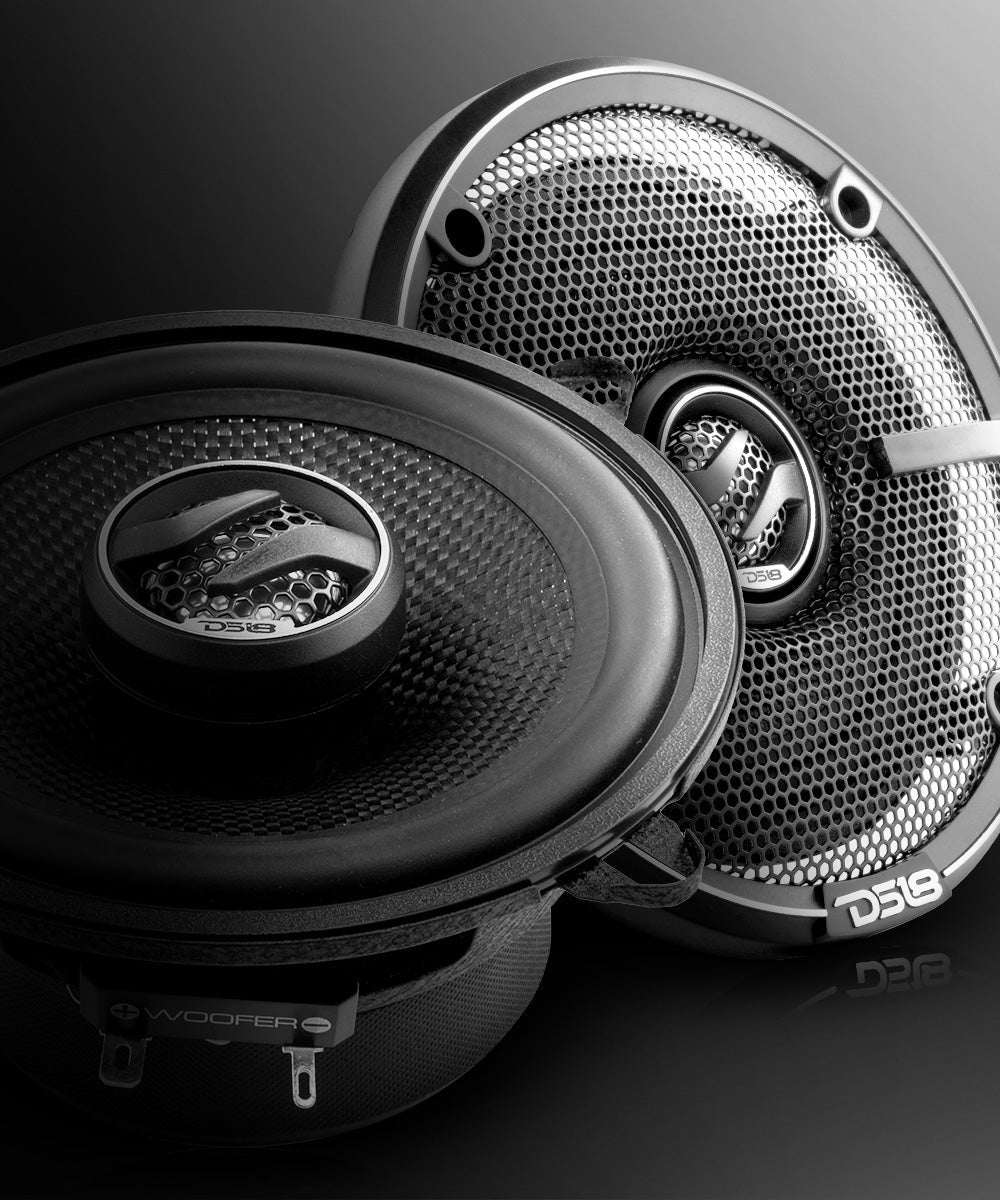 ZXI 5.25" 2-Way Coaxial Speakers with Kevlar Cone | 60 Watts RMS 4-Ohm - DS18