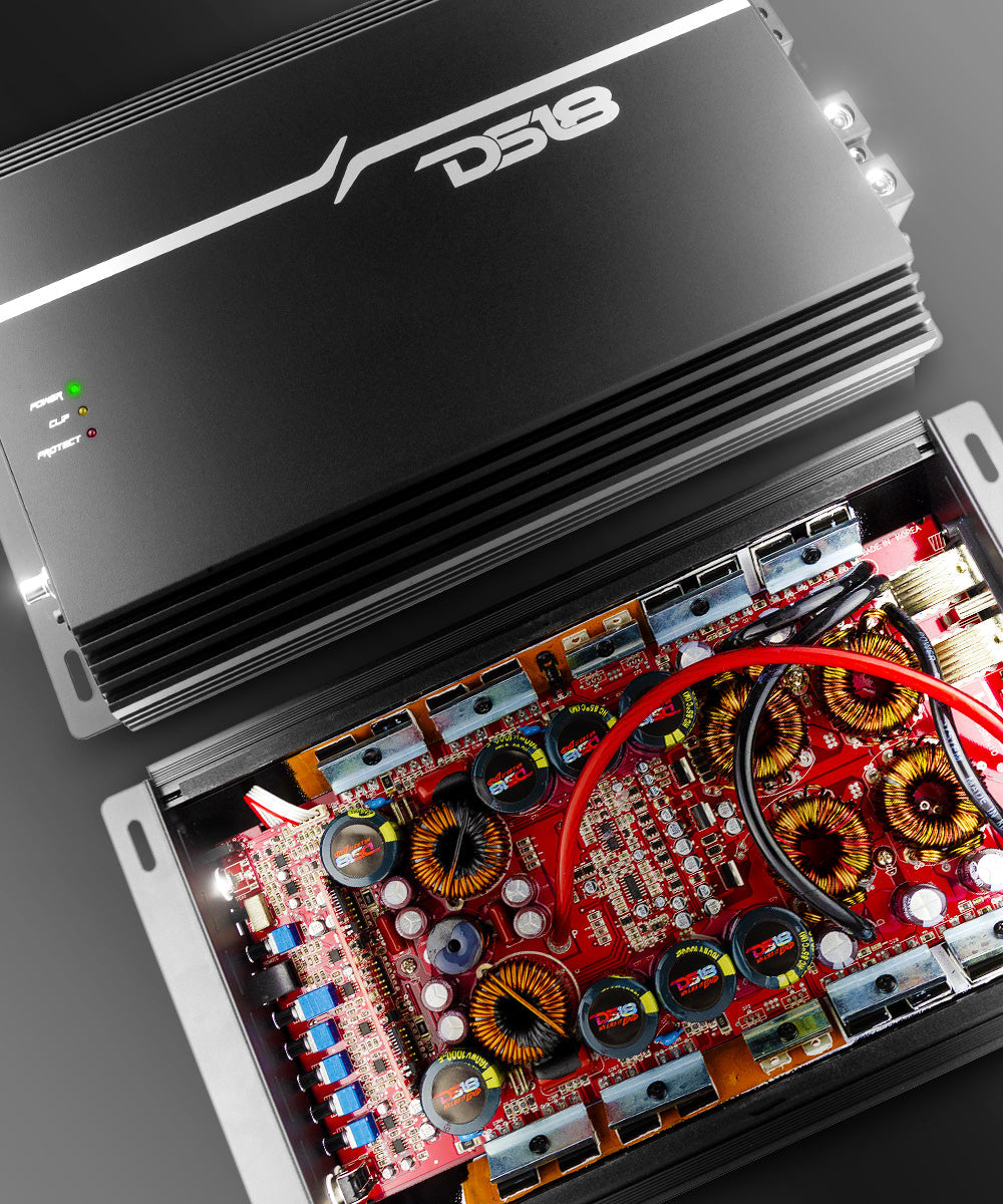 EXL 1-Channel Class D Amplifier 2500 Watts Rms @ 1-Ohm Made In Korea - DS18