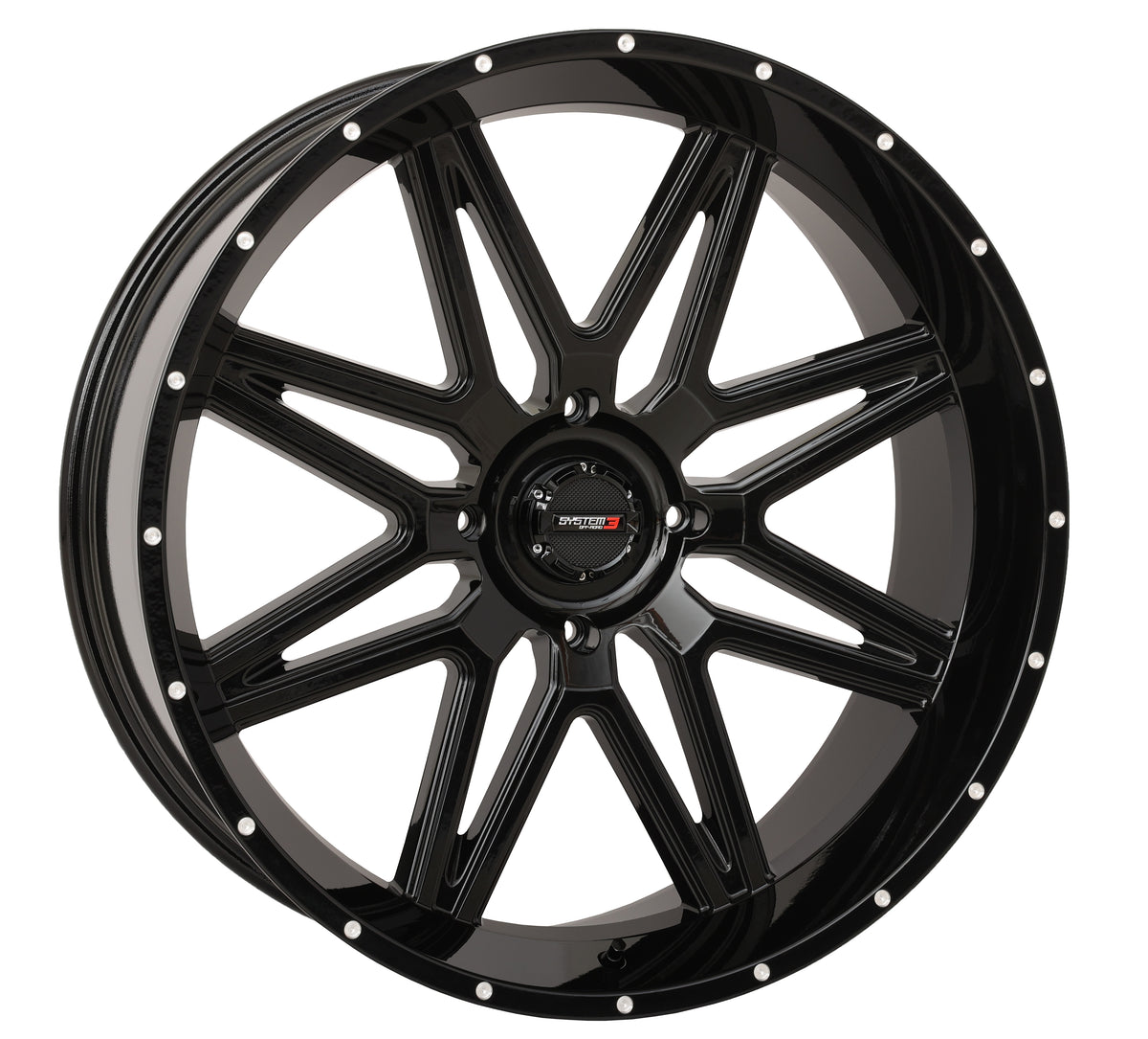 ST7 WHEEL 24X9 5+4 (0MM) 4/156 GLOSS BLACK