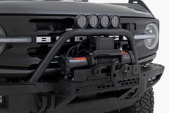 Safari Bar | 3.5" Round LED (Quad) | Black | Amber DRL | OE Modular Steel | Ford Bronco (21-26)