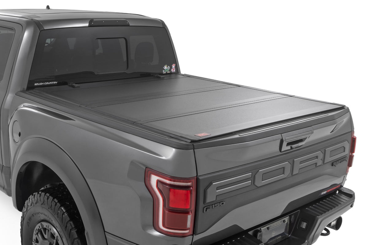 Hard Tri-Fold Flip Up Bed Cover | 6'7" Bed | Ford F-150 2WD/4WD (2021-2026)