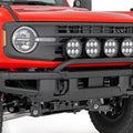 Light Bar Mount | 6.5 Inch Round LED (Quad) | OE Modular Steel | Ford Bronco (21-26)