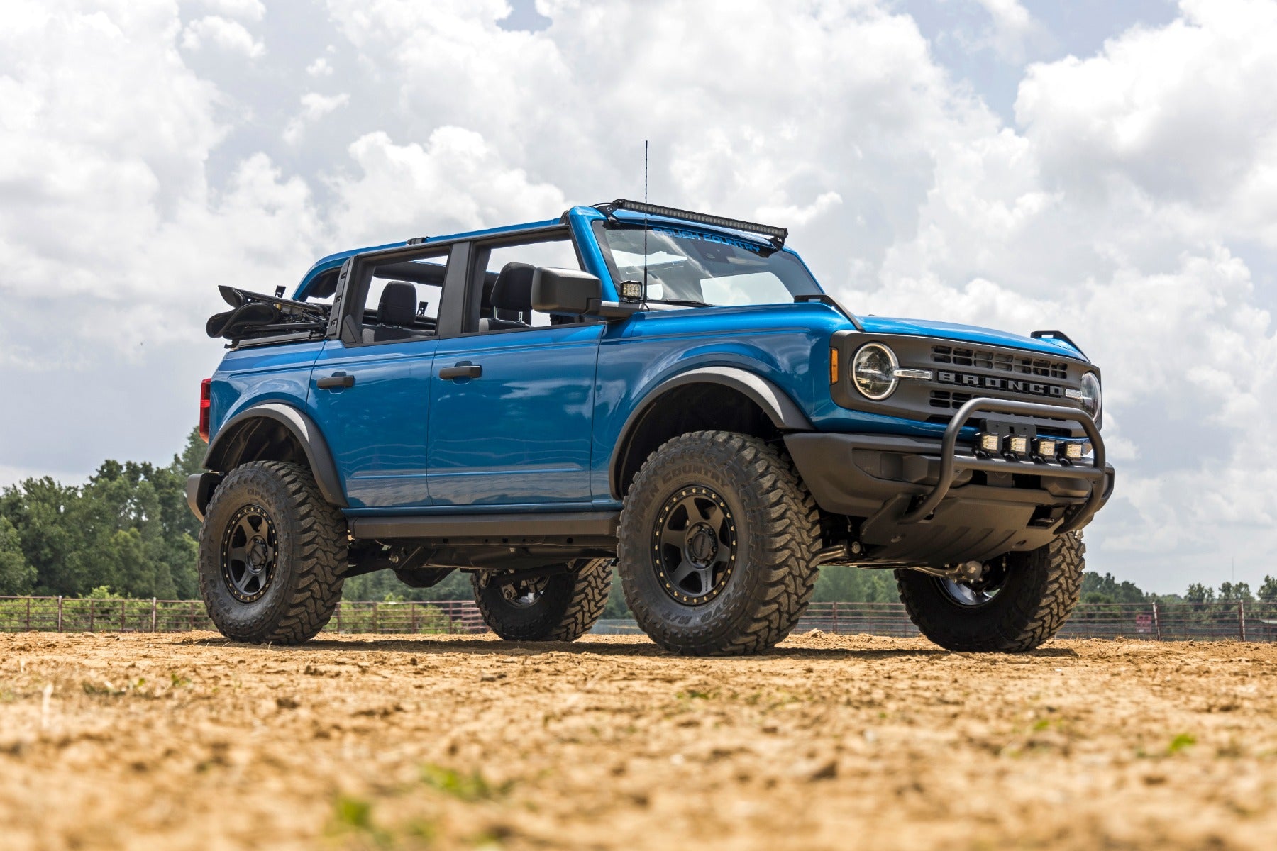 Nudge Bar | 3 Inch Wide Angle Led (x4) | Ford Bronco 4WD (2021-2026)
