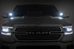 LED Light Kit | Ditch Mount | 2" Black Pair | Spot | Ram 1500 2WD/4WD (19-26)