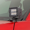 LED Light Kit | Ditch Mount | 2" Black Pair | Flood | Toyota Tacoma (24-26)
