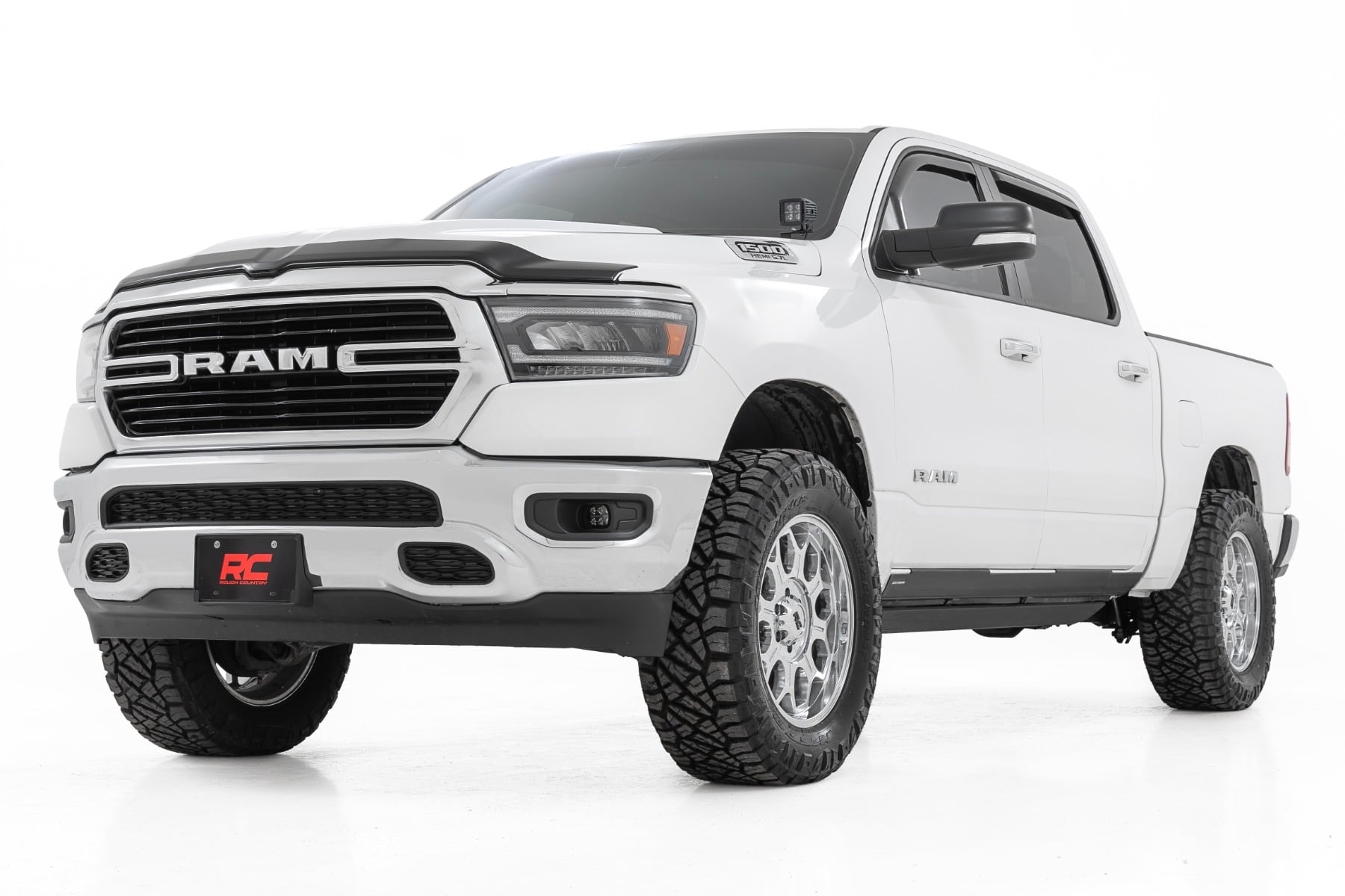 LED Fog Light Kit | 3.5 Inch Round Black Series | Amber DRL | Ram 1500 (2019-2024)