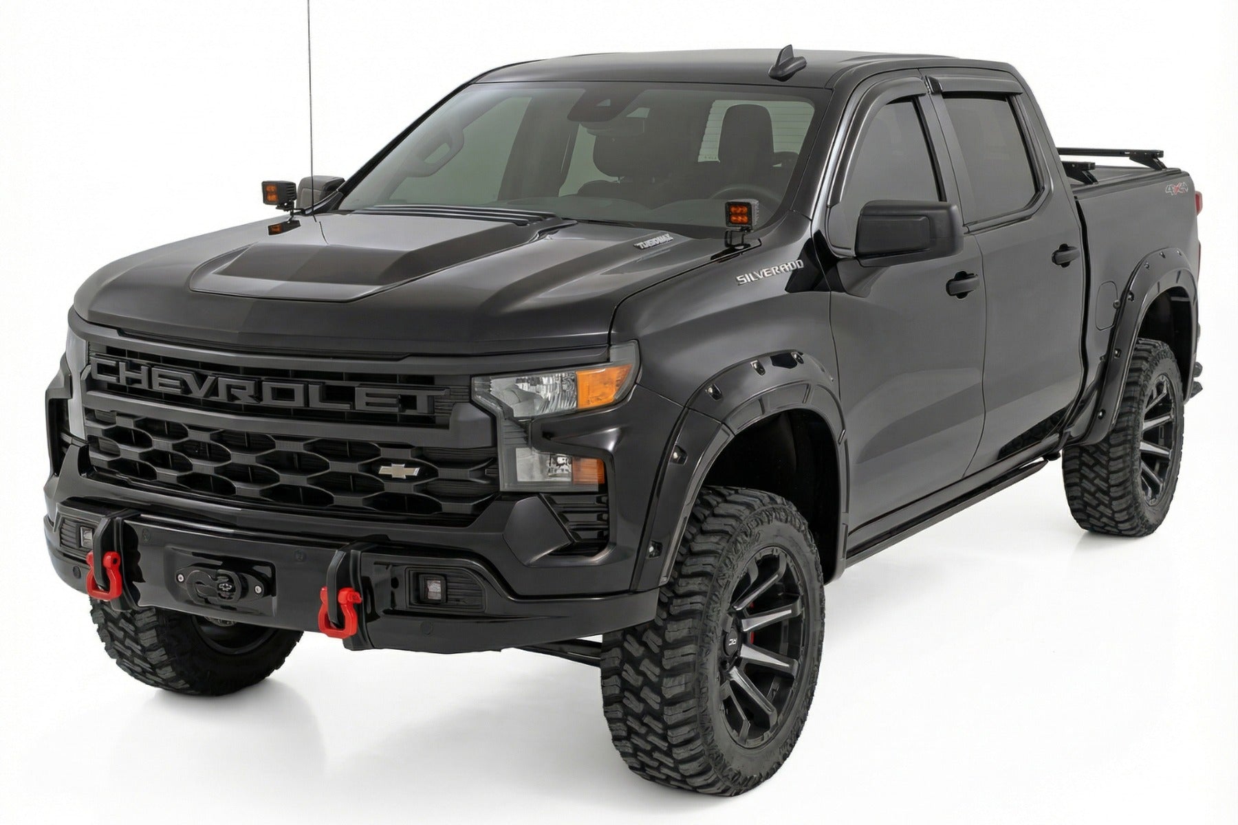 Front FXS Bumper | 12000S | GB8 Mosaic Black | Chevy Silverado 1500 (23-26)