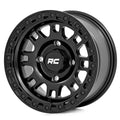 Rough Country 82 Series Wheel | UTV | Semi Gloss Black | 15x7 | 4x137 | +10mm