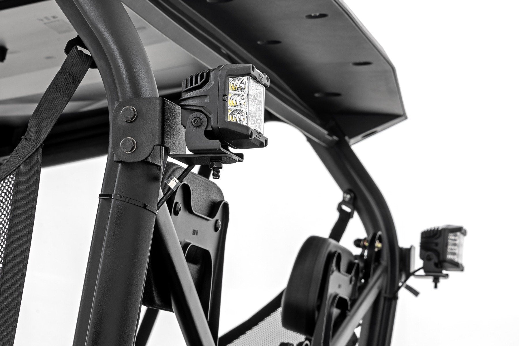 LED Light Kit | Rear Mount | 2" Black Pair | White DRL | Segway 570 F