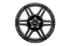 Rough Country 92 Series Wheel | Machined One-Piece | Gloss Black | 18x9 | 6x135 | +0mm