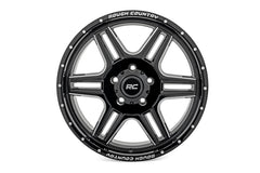 Rough Country 92 Series Wheel | Machined One-Piece | Gloss Black | 20x9 | 5x5.5 | +0mm