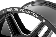 Rough Country 92 Series Wheel | Machined One-Piece | Gloss Black | 20x9 | 5x5.5 | +0mm