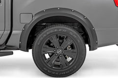 Pocket Fender Flares | Crew | QAK Glacier White | W/O Emblem | Nissan Titan (17-24)