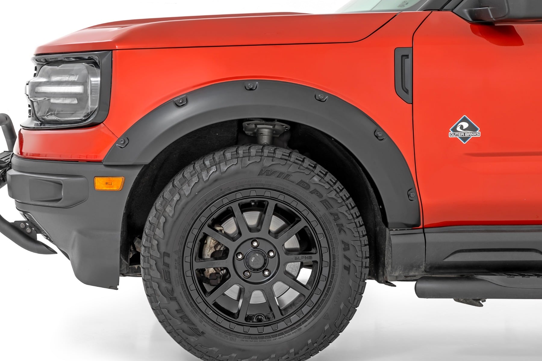 Pocket Fender Flares | JS Iconic Silver | Ford Bronco Sport 4WD (2021-2026)
