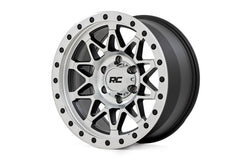 Rough Country 78 Series Wheel | Simulated Beadlock | Full Machine | 17x8.5 | 6x5.5 | +0mm