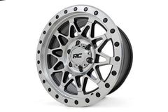 Rough Country 78 Series Wheel | Simulated Beadlock | Full Machine | 17x8.5 | 6x5.5 | +0mm