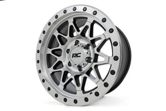 Rough Country 78 Series Wheel | Simulated Beadlock | Full Machine | 18x9 | 6x5.5 | -12mm
