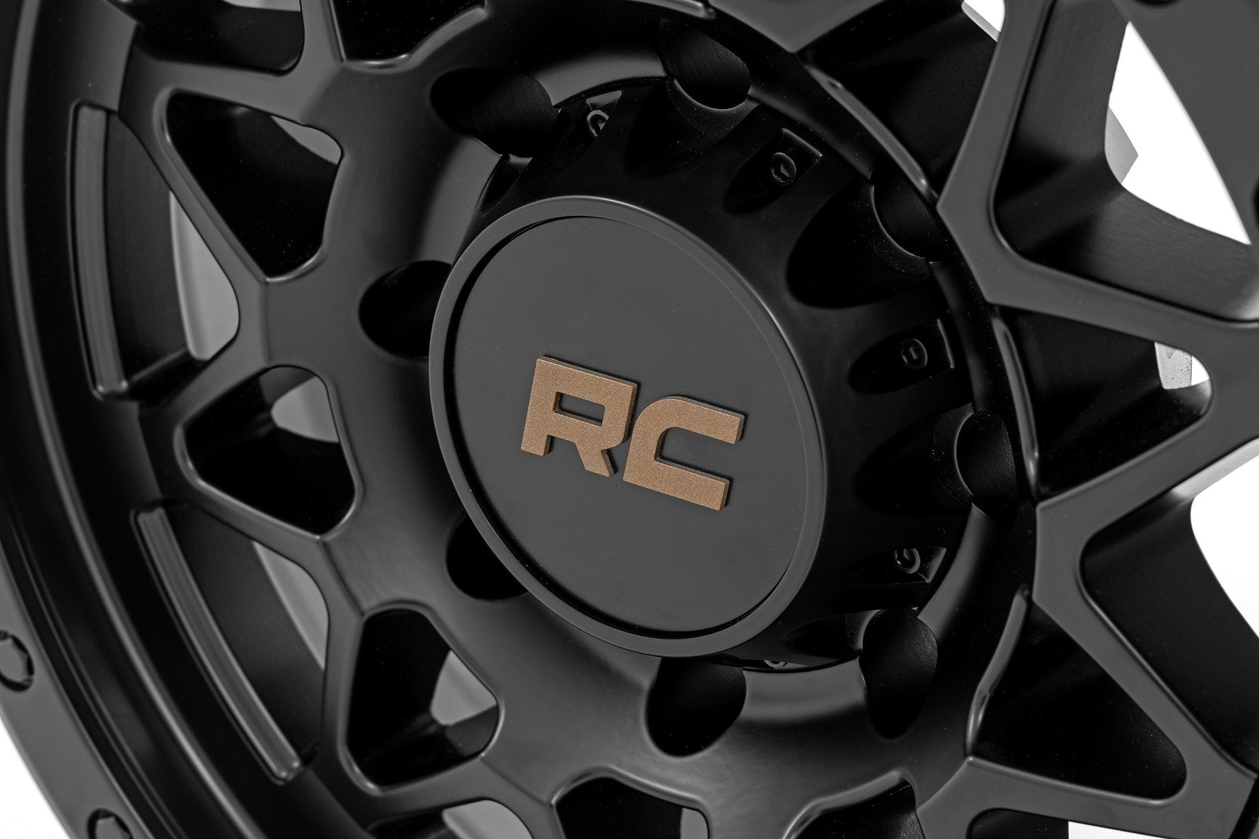 Rough Country 78 Series Wheel | Simulated Beadlock | Black | 18x9 | 8x170 | -12mm