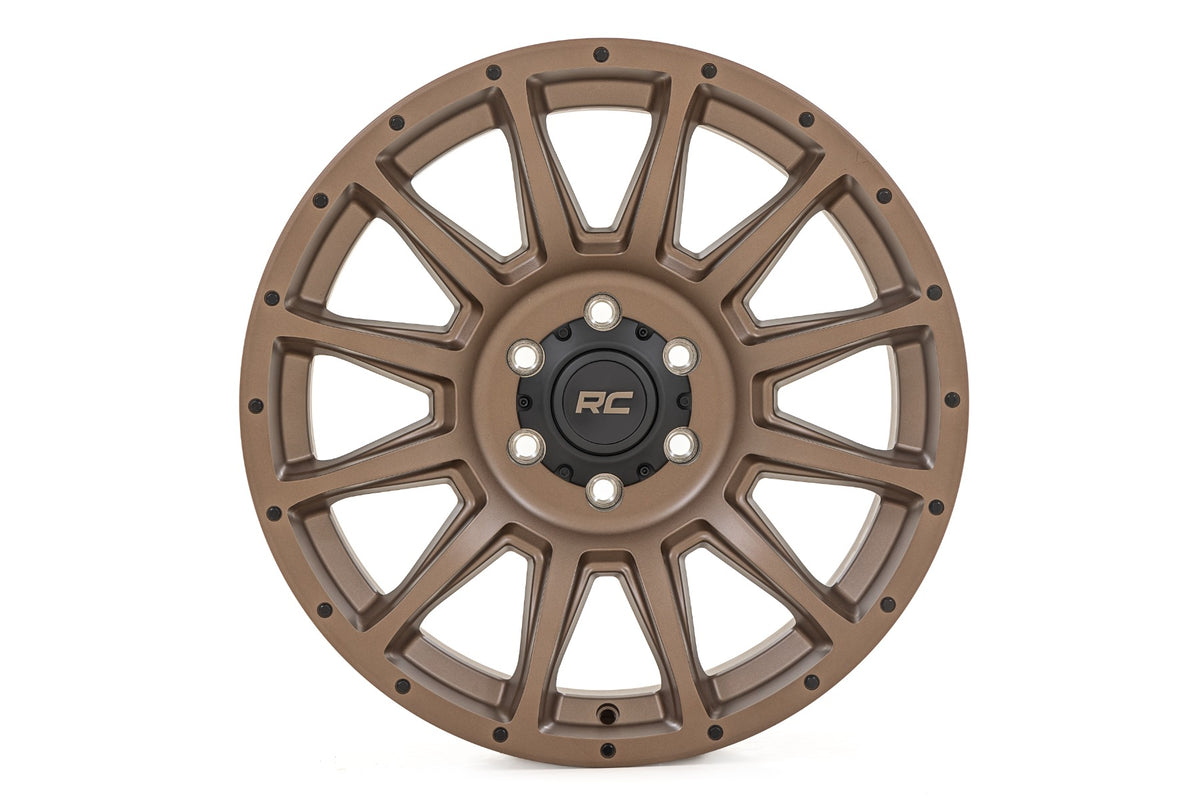 Rough Country 90 Series Wheel | One-Piece | Bronze | 18x9 | 5x5 | 0mm