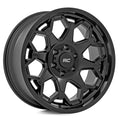 Rough Country 80 Series Wheel | One-Piece | Semi Gloss Black | 20x10 | 5x5 | -25mm