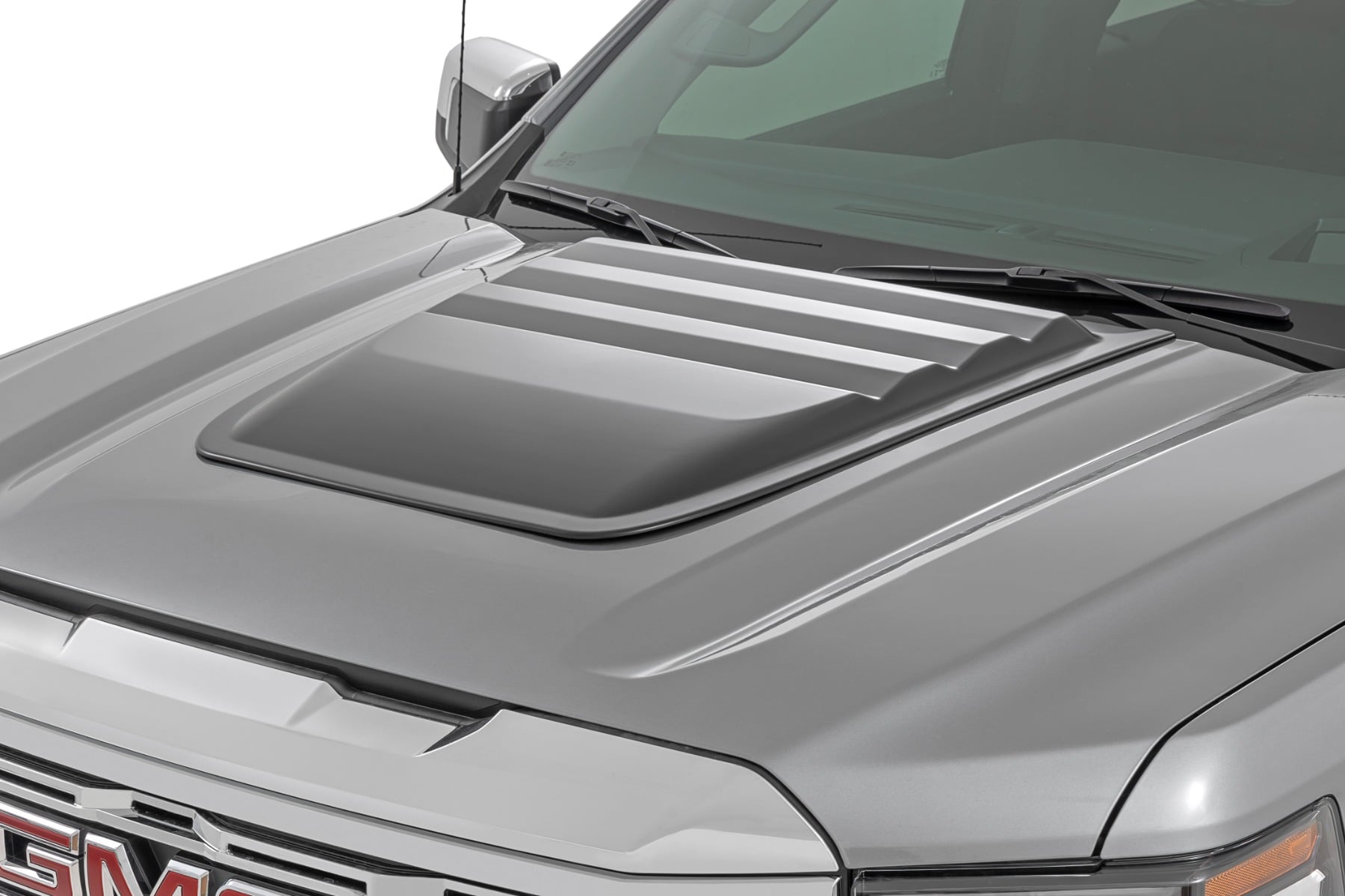 Hood Scoop | GAN Silver Ice Metallic | GMC Sierra 1500 2WD/4WD (2019-2026)