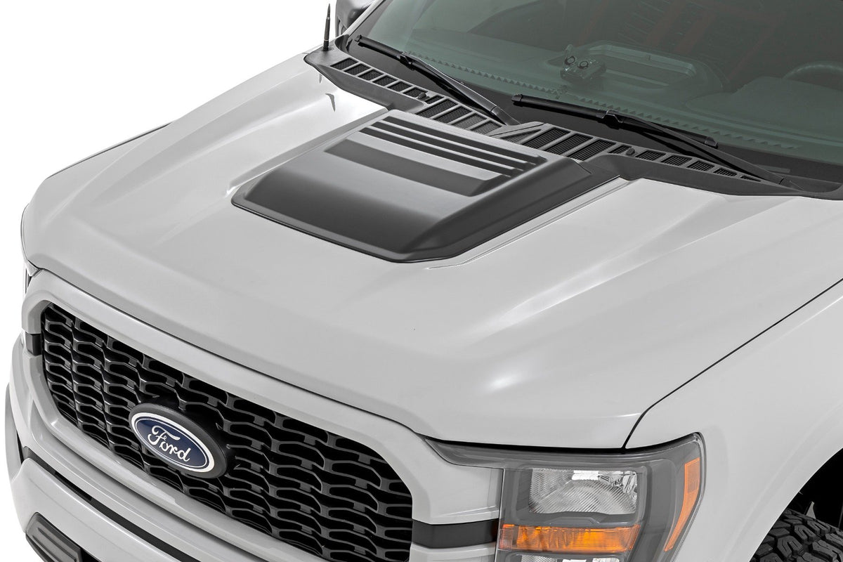 Hood Scoop | E7 Velocity Blue | Ford F-150 2WD/4WD (2021-2026)