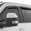 Side Window Deflectors | Tape On Rain Guard | Ford F-150/Lightning/F-250/F-350/Raptor (15-26)