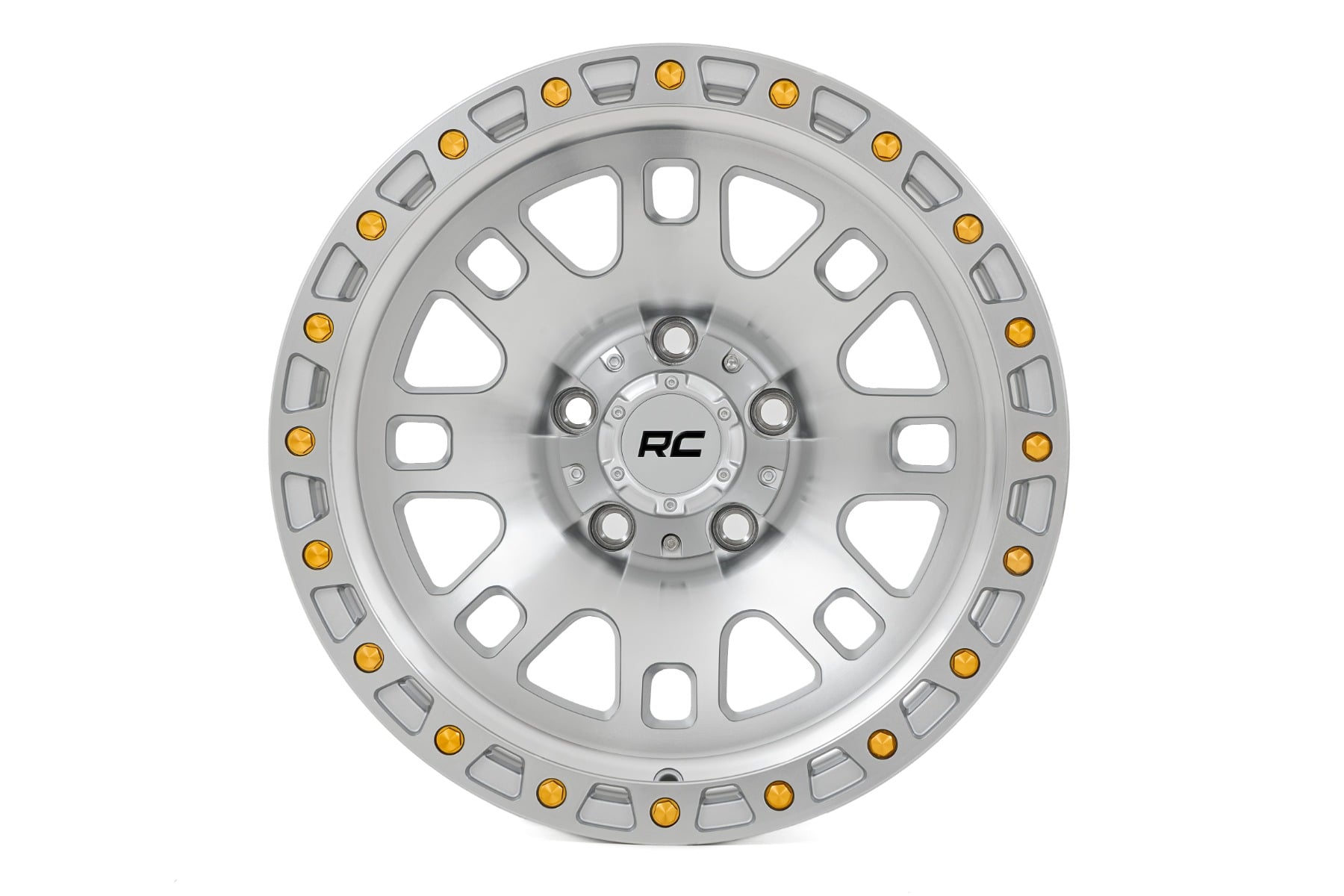 Rough Country 82 Series Wheel | One-Piece | Full Machined | 15x8 | 5x4.5 | -19mm