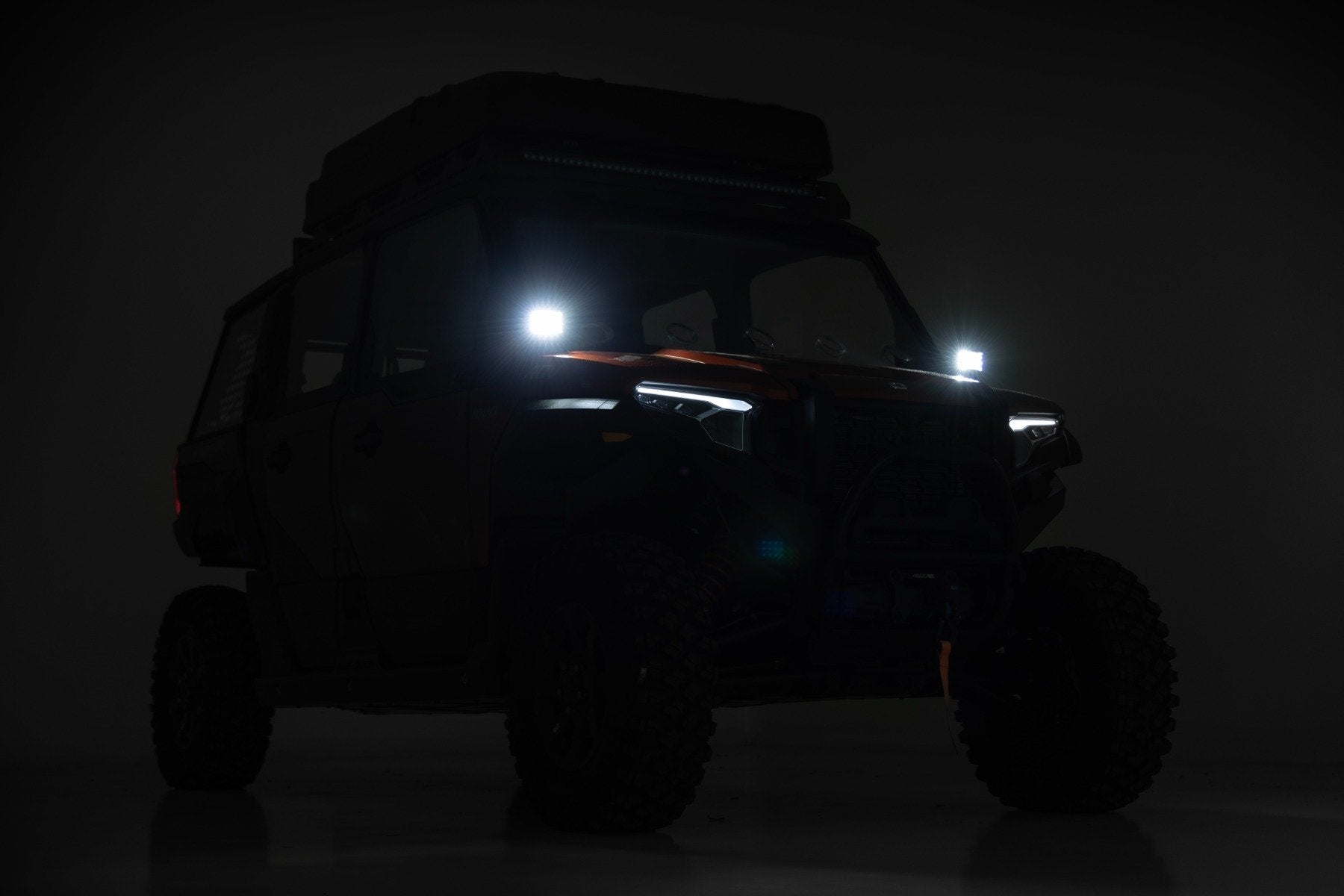 LED Light Kit | Front Mount | 2" Black Pair | Polaris XPEDITION ADV 5