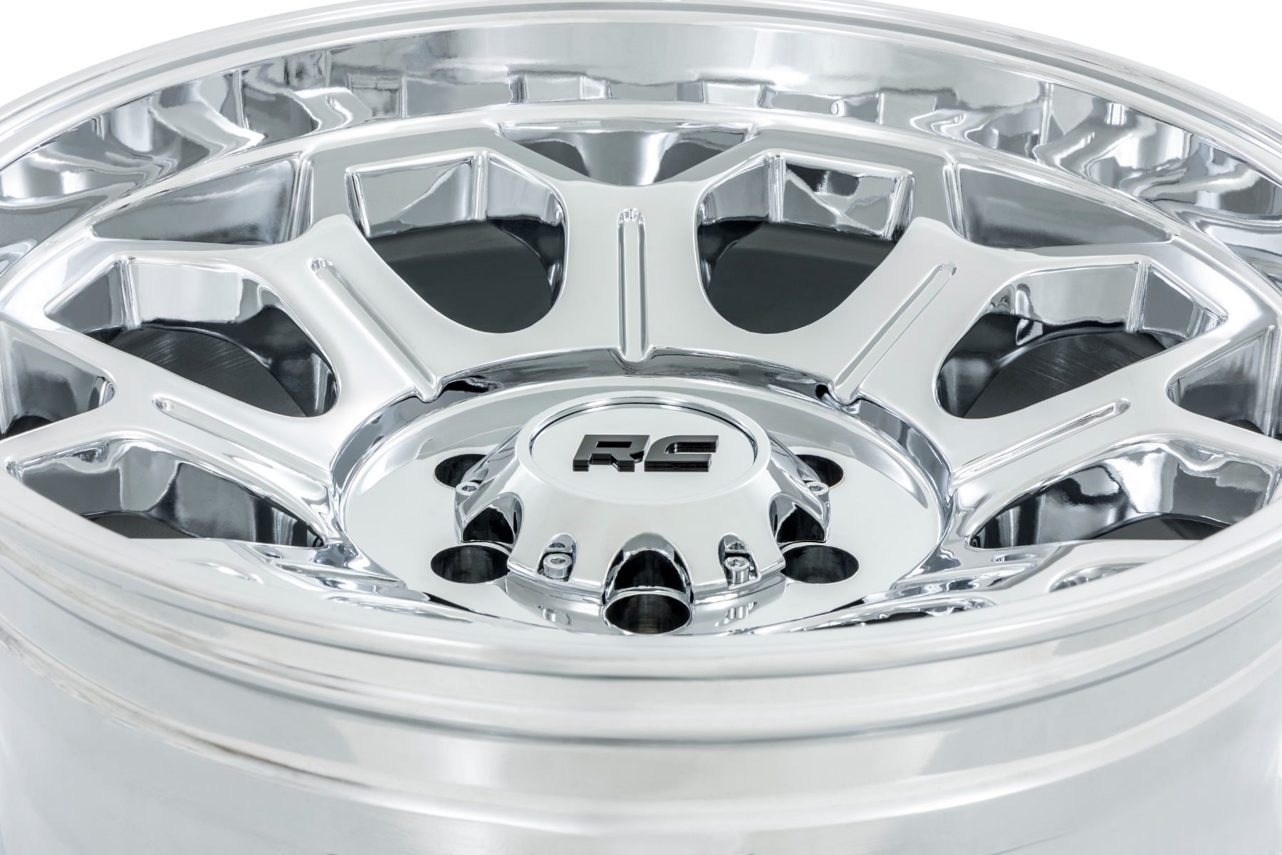 Rough Country 77 Series Wheel | One-Piece |Chrome | 22x12 | 8x6.5 | -44mm