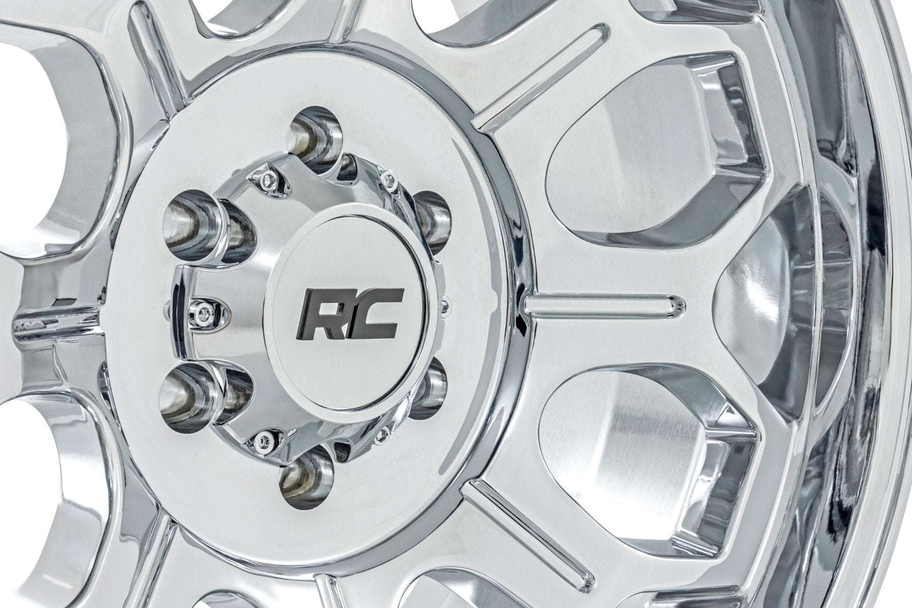 Rough Country 77 Series Wheel | One-Piece |Chrome | 22x12 | 6x135 | -44mm