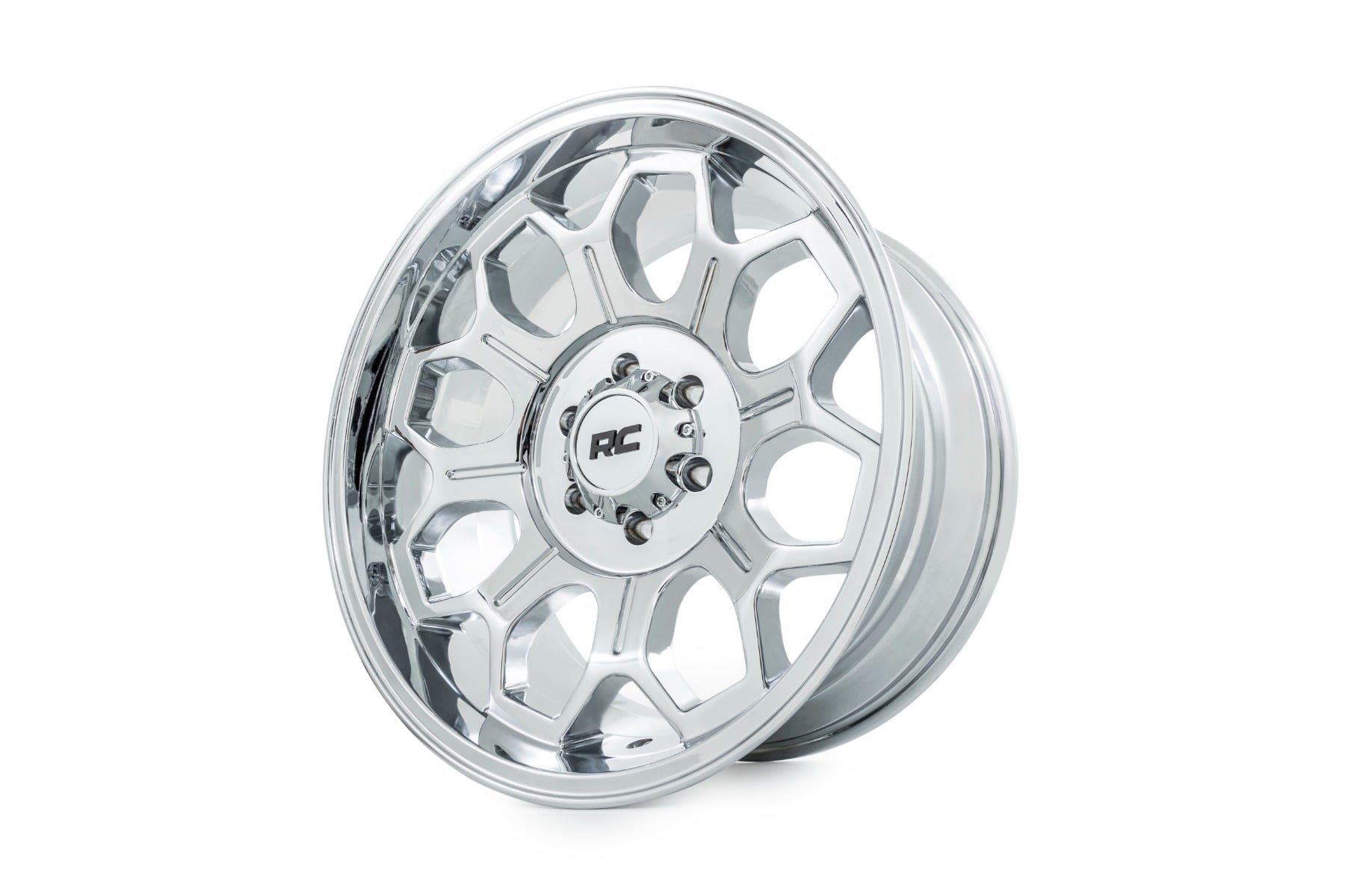 Rough Country 77 Series Wheel | One-Piece |Chrome | 22x12 | 6x5.5 | -44mm