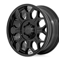 Rough Country 77 Series Wheel | One-Piece | Semi Gloss Black | 20x9 | 6x5.5 | 0mm