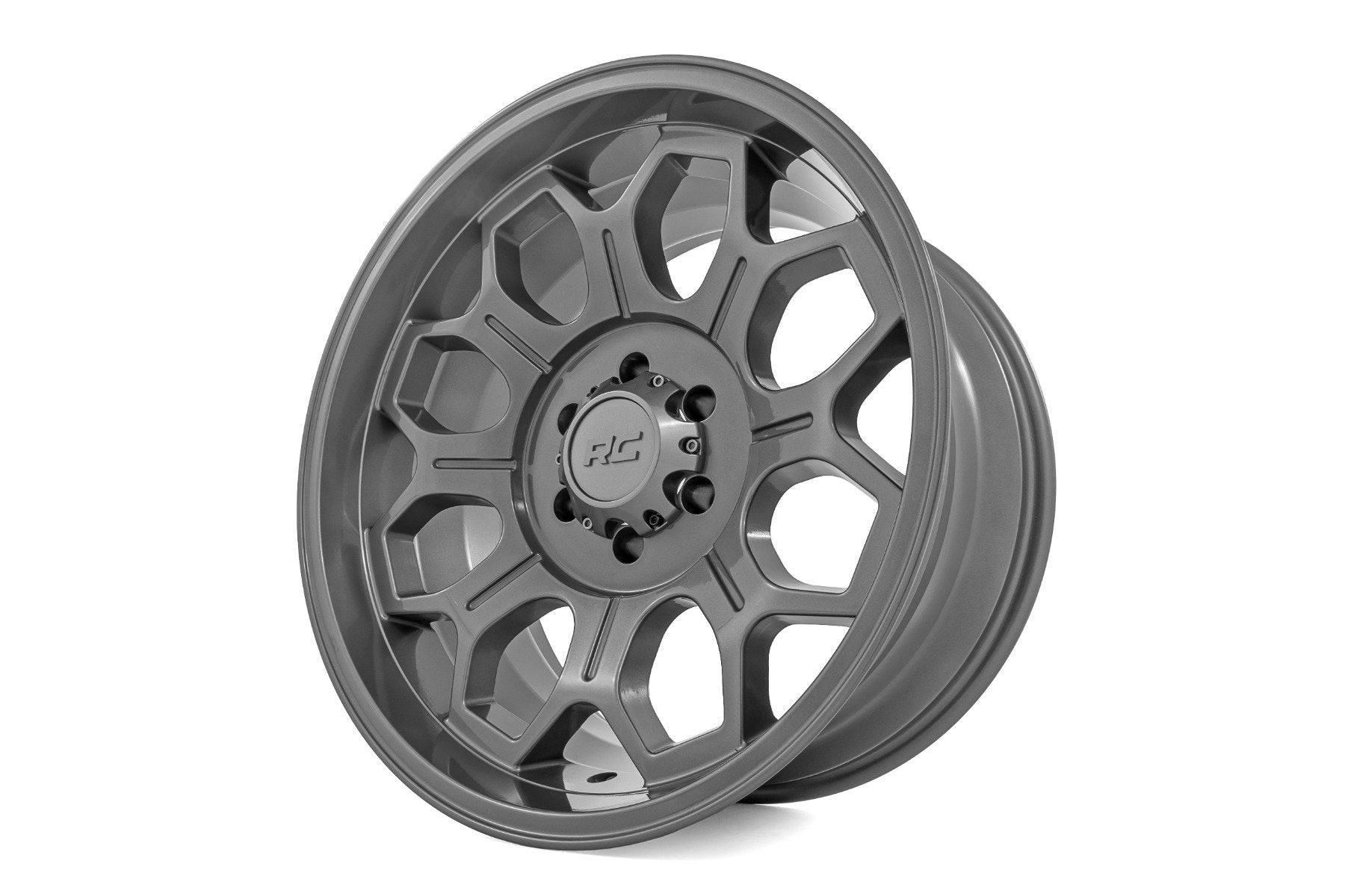 Rough Country 77 Series Wheel | One-Piece | Gunmetal Gray | 20x9 | 6x135 | 0mm