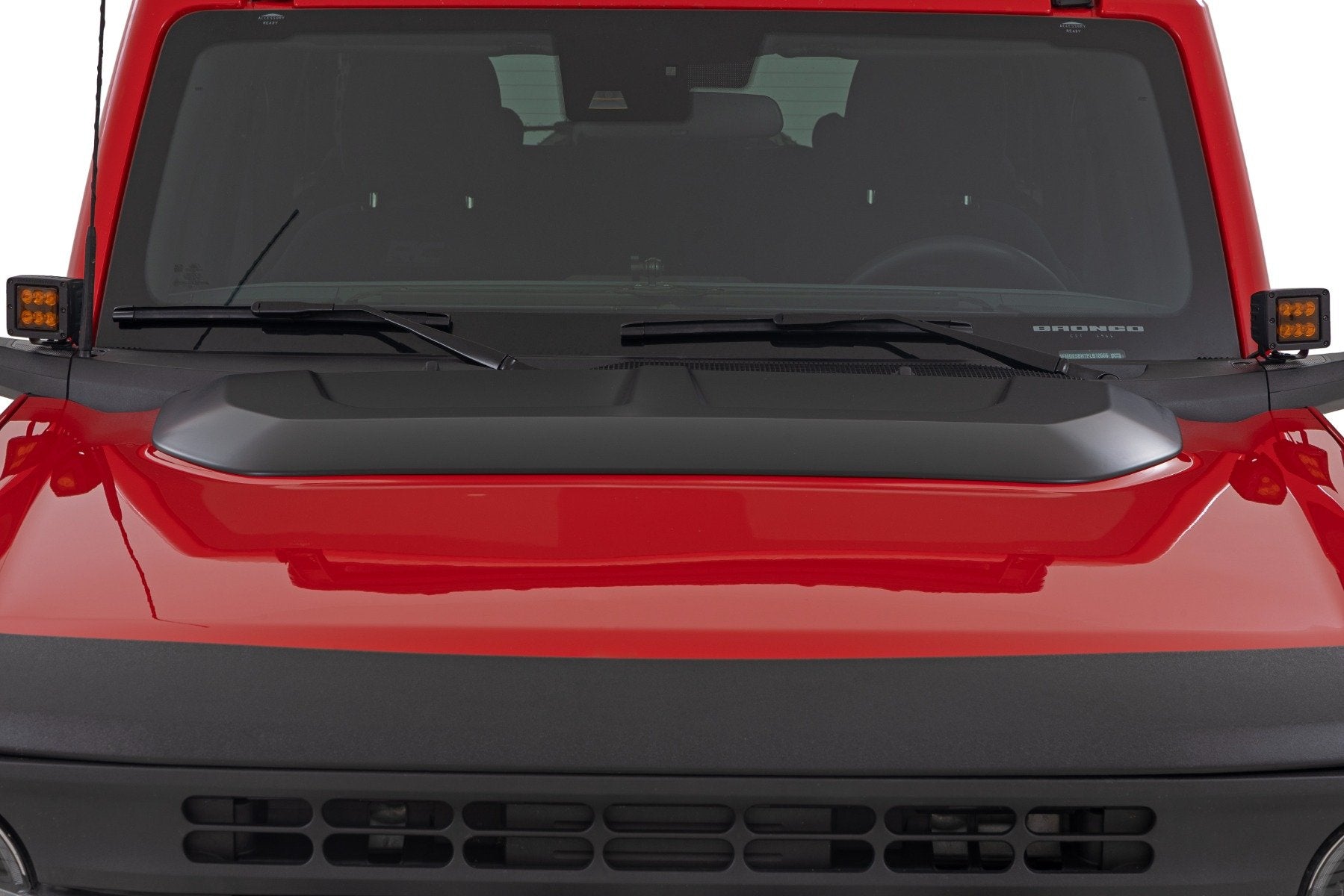 Hood Scoop | YZ Oxford White | Ford Bronco 4WD (2021-2026)