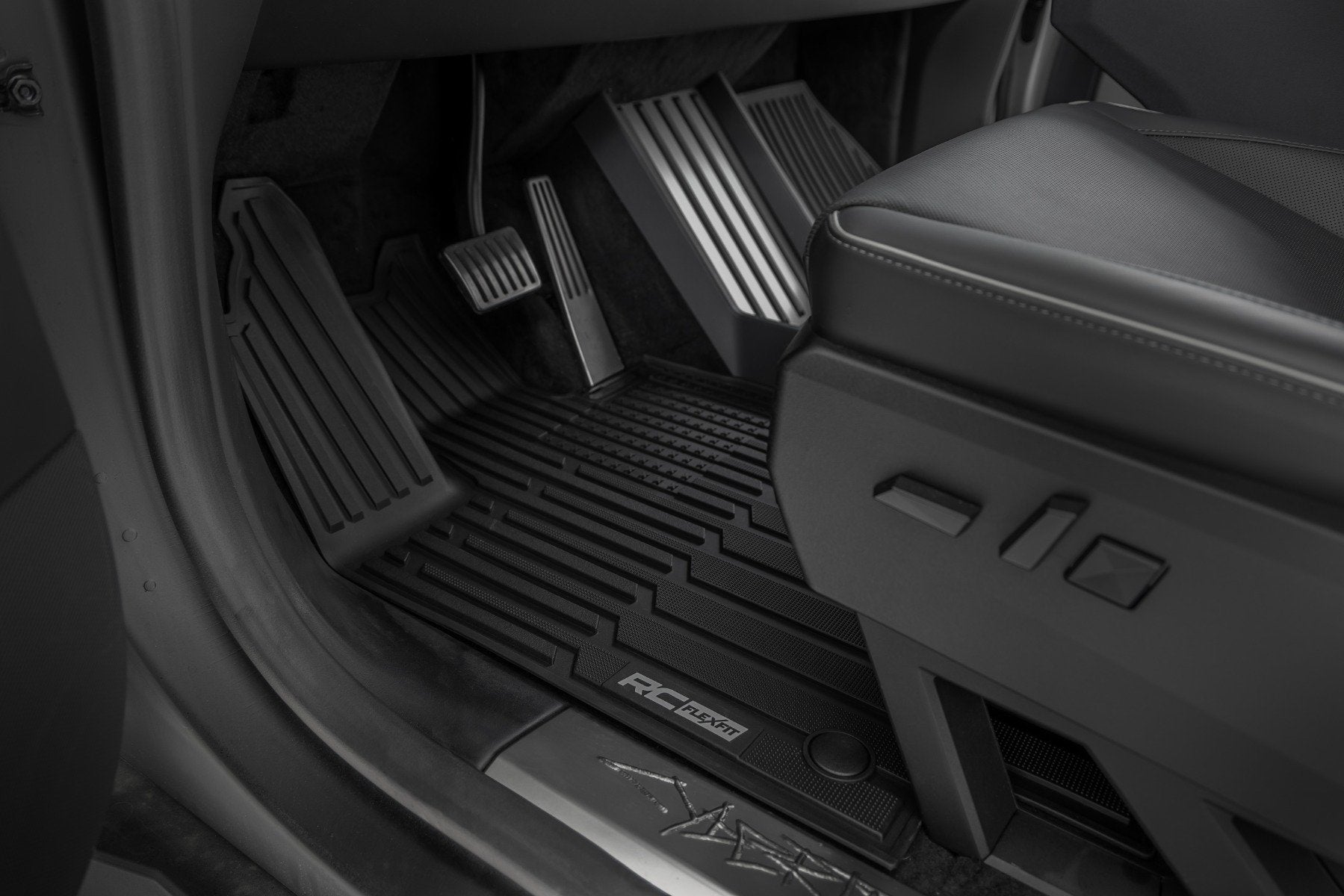 Flex-Fit Floor Mats | FR & RR | Tesla Cybertruck 4WD (2024-2026)