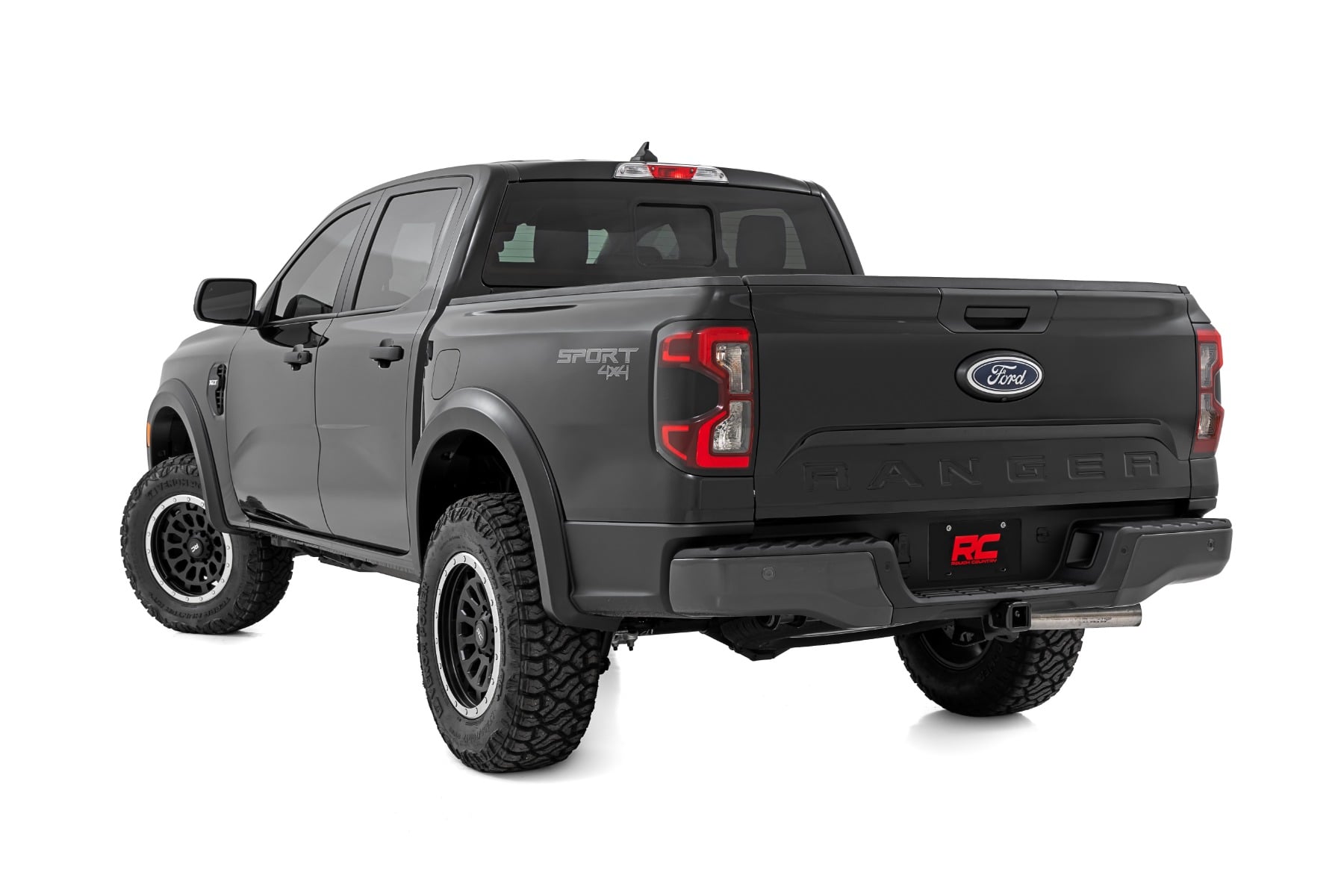 Sport Fender Flares | G1 Absolute Black | Ford Ranger 2WD/4WD (2024-2026)