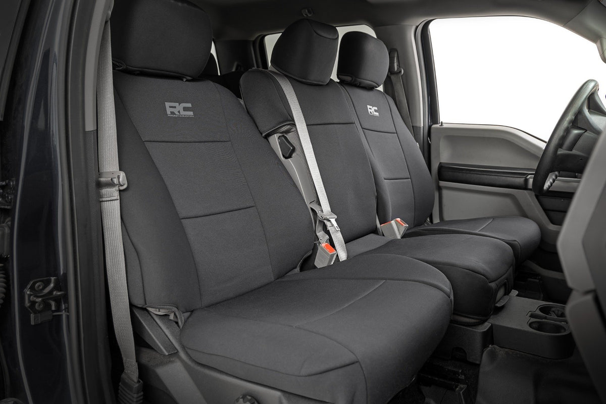 Seat Covers | FR Bench and RR Bench | Ford F-150/Lightning/F-250/F-350 (15-26)