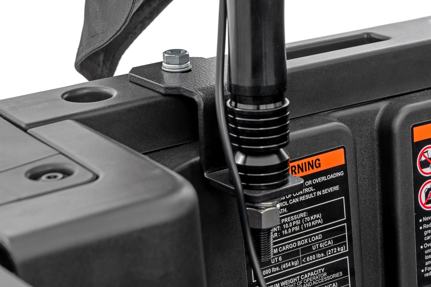 Whip Mount | 4' Multl-Color LED Whip Pair | Can-AM Defender/Segway