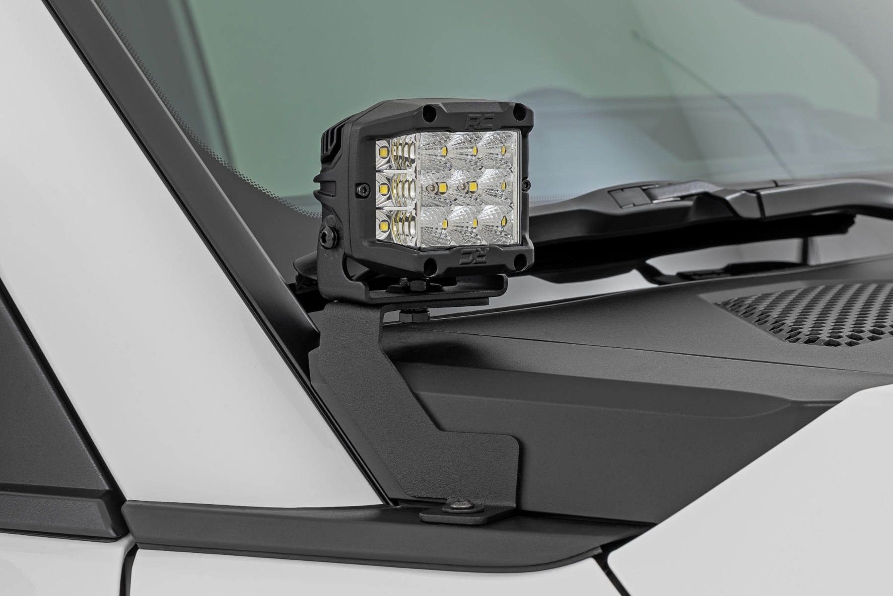 LED Light Kit | Ditch Mount | 2" Black Pair | Flood | Toyota Land Cruiser (24-26)