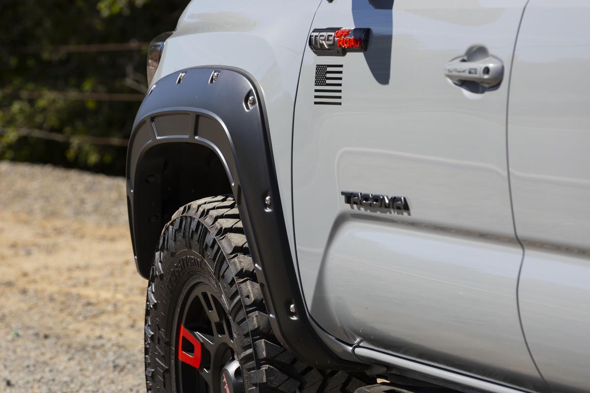 Defender Fender Flares | 1G3 Magnetic Grey | Toyota Tacoma 2WD/4WD (16-23)