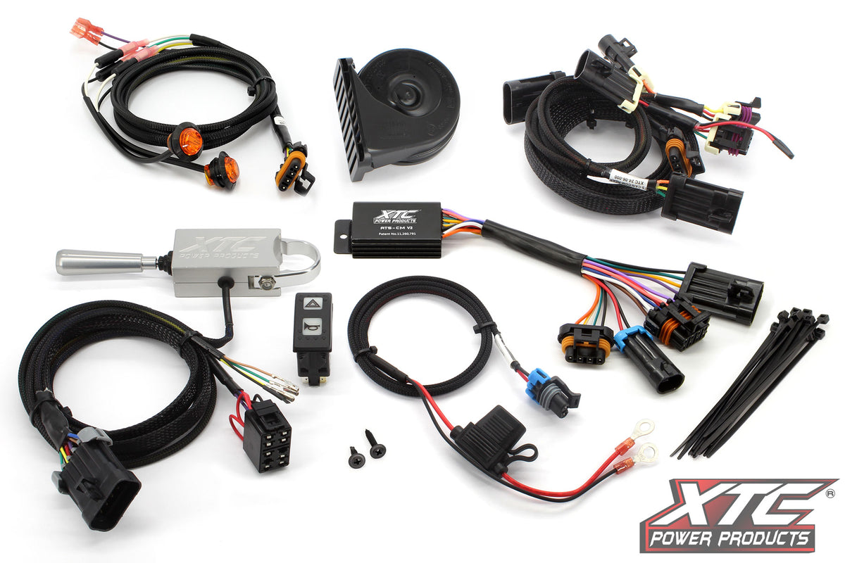 XTC fd2f67cf436844c4 | Can-Am Commander Turn Signal Kit with Billet Lever