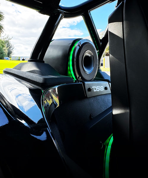 PRO 6.5" Shallow Coaxial Hybrid Mid-Range Loudspeaker with Built-in Driver | 150W RMS 8-Ohm - DS18