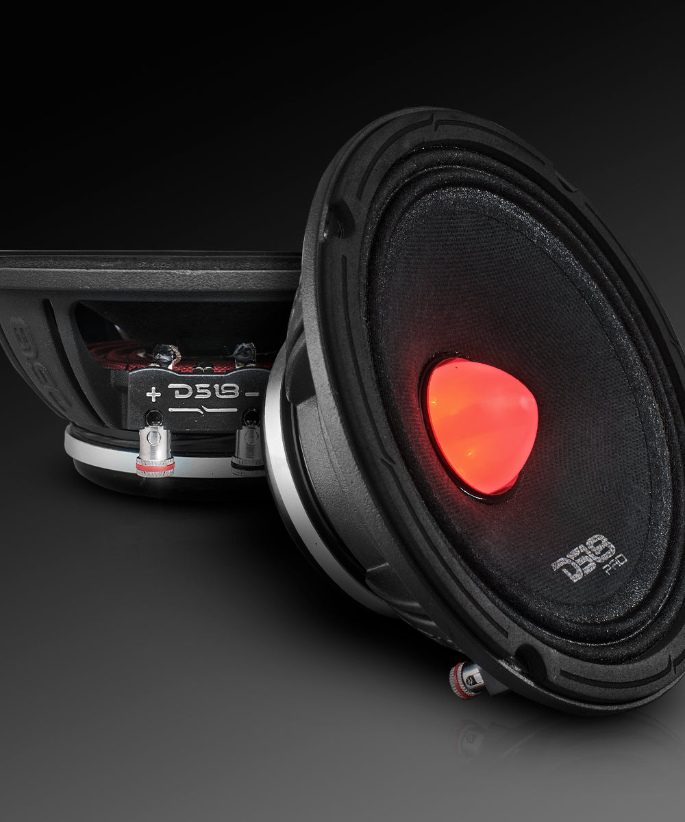 6.5" Full-Range Loudspeaker with RGB LED Bullet 225 Watts Rms Neodymium Magnet - DS18
