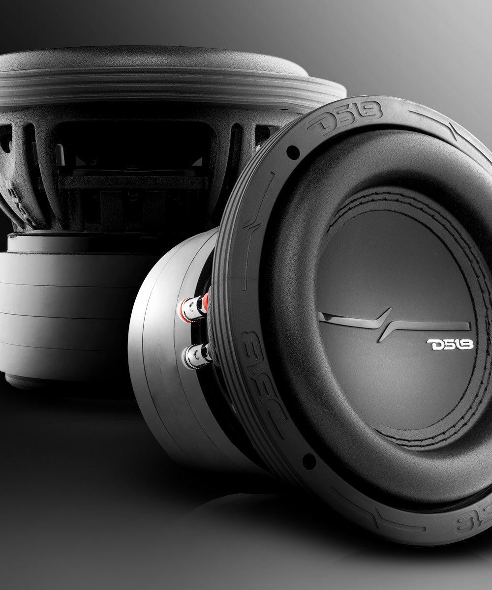ZXI 6.5" High Excursion Subwoofer Quad Stacked Magnets 300 Watts Rms DVC 2-Ohm - DS18