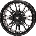 FUSION DD WHEEL 15X7 5+2 4/137 & 4/156 GLOSS BLK/MACH