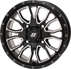 FUSION DD WHEEL 15X7 5+2 4/137 & 4/156 GLOSS BLK/MACH