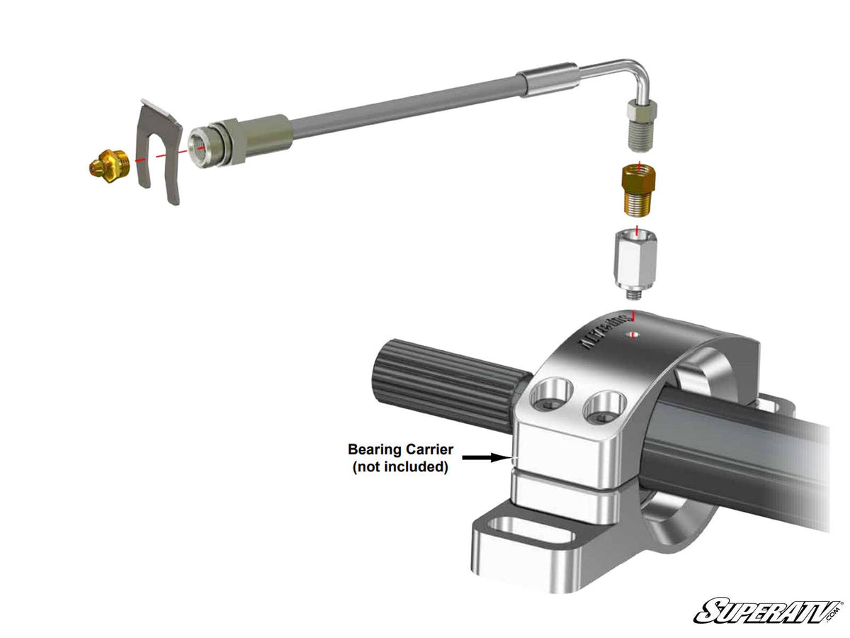 Heavy Duty Polaris RZR XP Turbo Carrier Bearing - Cast