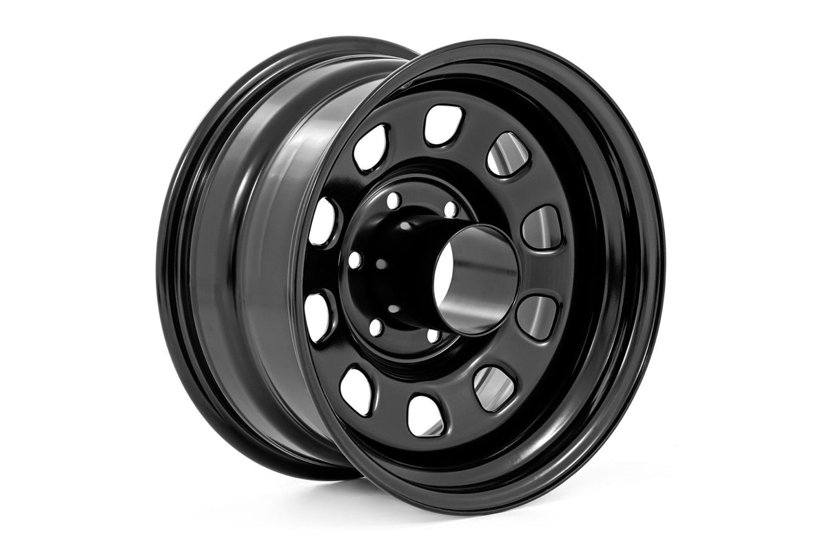 Steel Wheel | Black | 17x9 | 8x170 | 5.10 Bore | -12